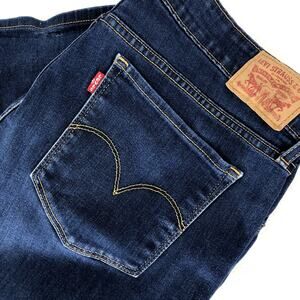 Levis 712 Slim Womens Jeans Dark Wash Size 32Wx32L